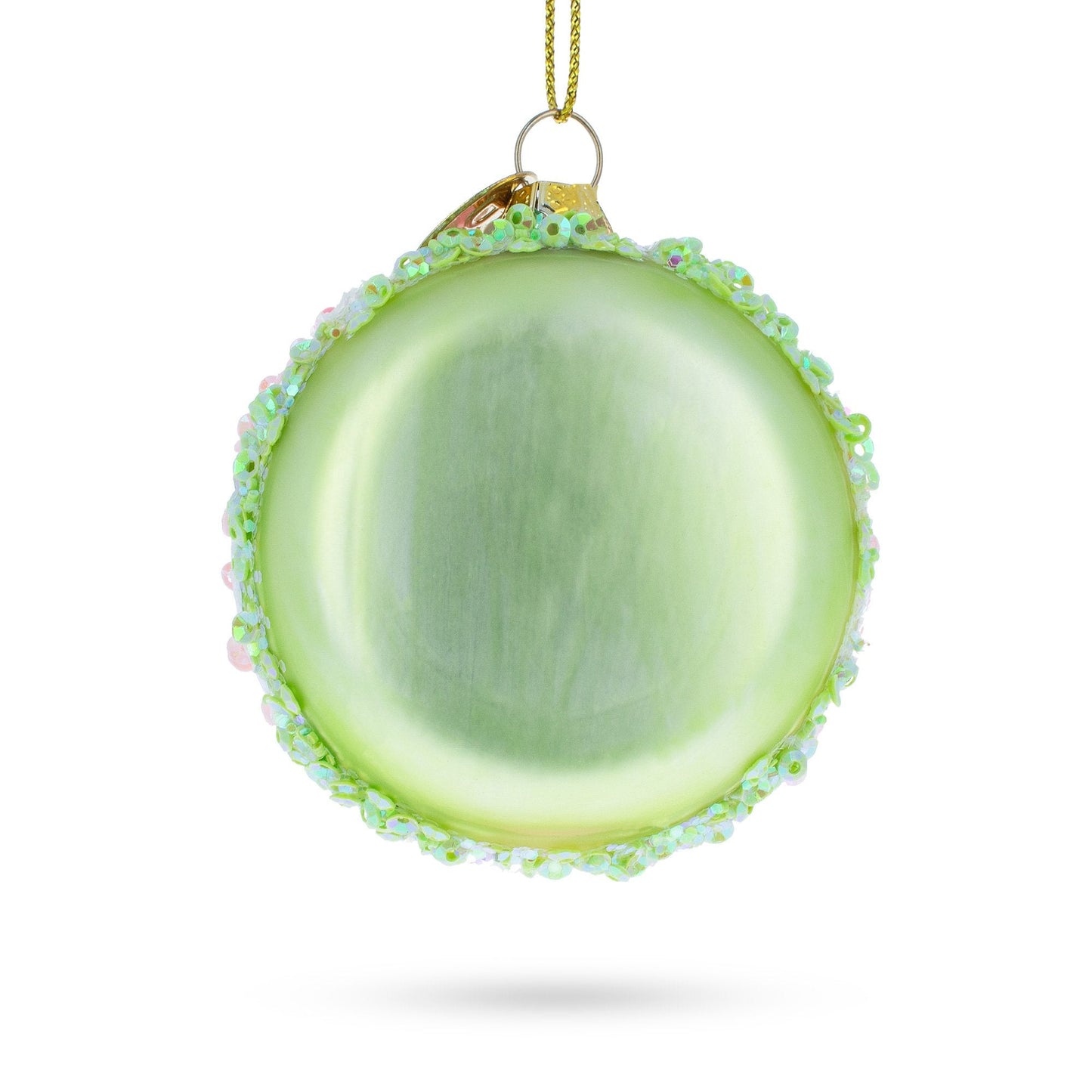 Delicious Macarons Blown Glass Christmas Ornament