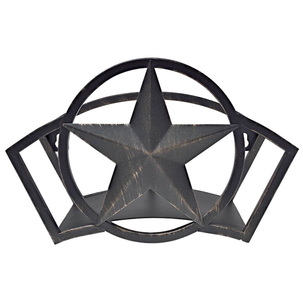 Liberty Garden Decorative Steel Liberty Star Garden Hose Butler Wall Storage