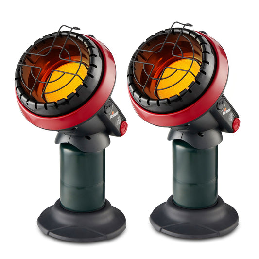 Mr. Heater 3800 BTU Indoor/Outdoor Portable Little Buddy Propane Heater (2 Pack)