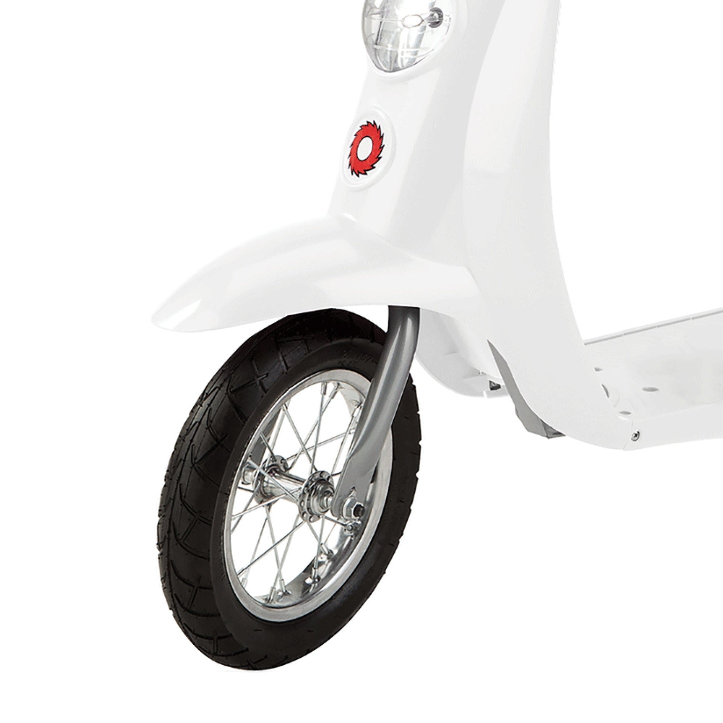 Razor Pocket Mod Miniature Euro 24V Electric Retro White Scooter & Red Scooter