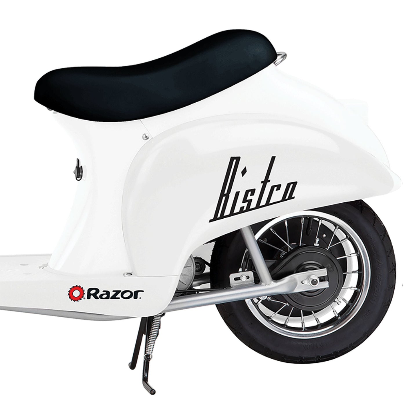 Razor Pocket Mod Miniature Euro 24V Electric Retro White Scooter & Red Scooter