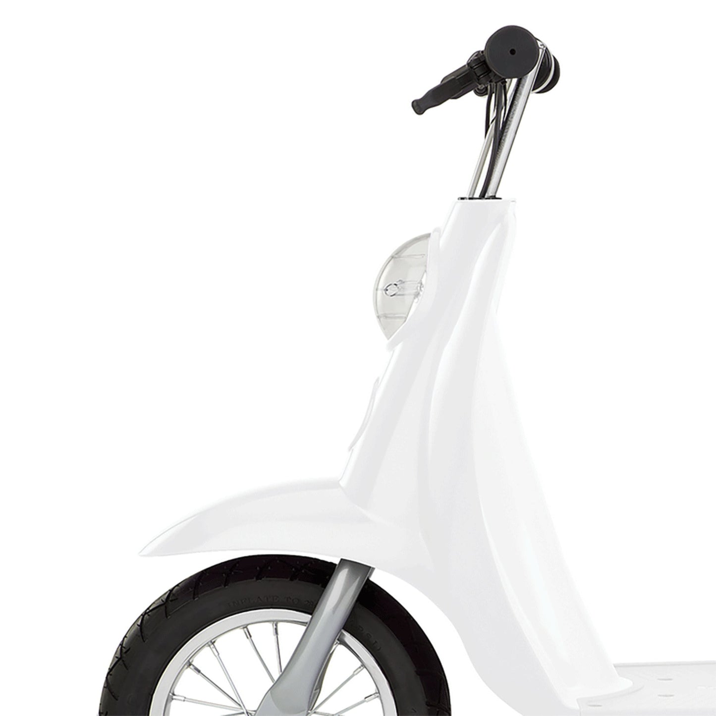 Razor Pocket Mod Miniature Euro 24V Electric Retro White Scooter & Red Scooter