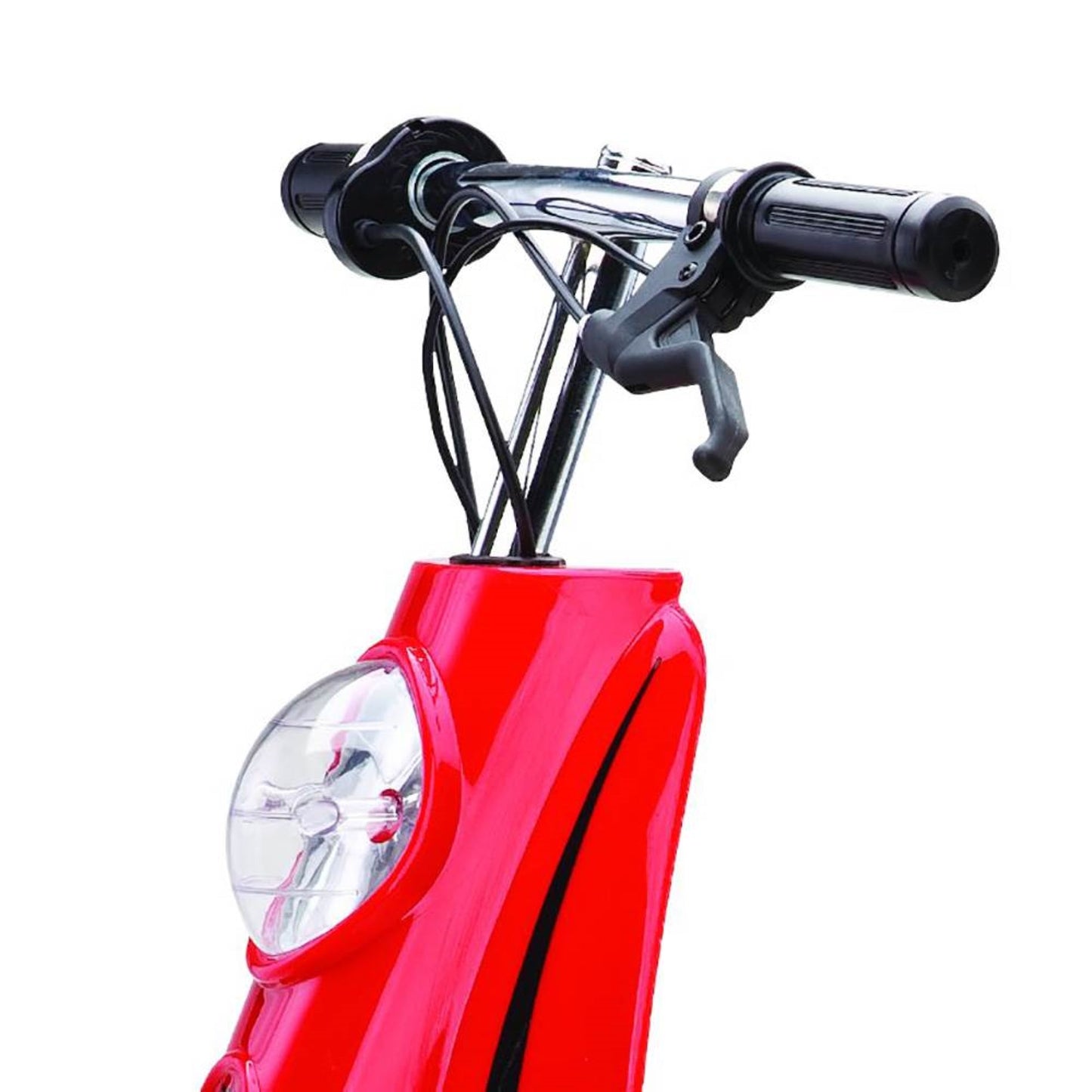 Razor Pocket Mod Miniature Euro 24V Electric Retro White Scooter & Red Scooter