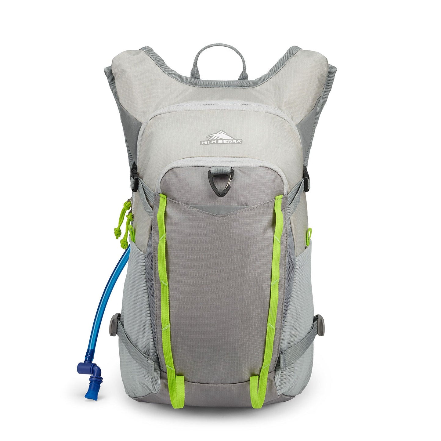 High Sierra Hydrahike 2.0 16L Hydration Water Backpack for Hiking, Gray & Green