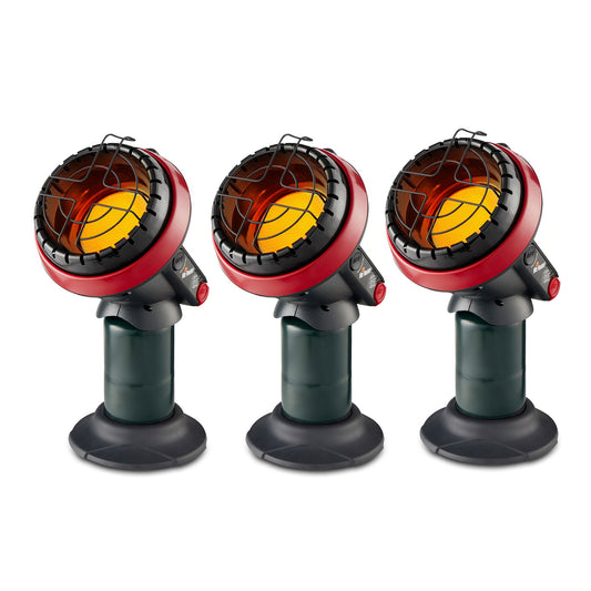 Mr. Heater 3800 BTU Indoor/Outdoor Portable Little Buddy Propane Heater (3 Pack)