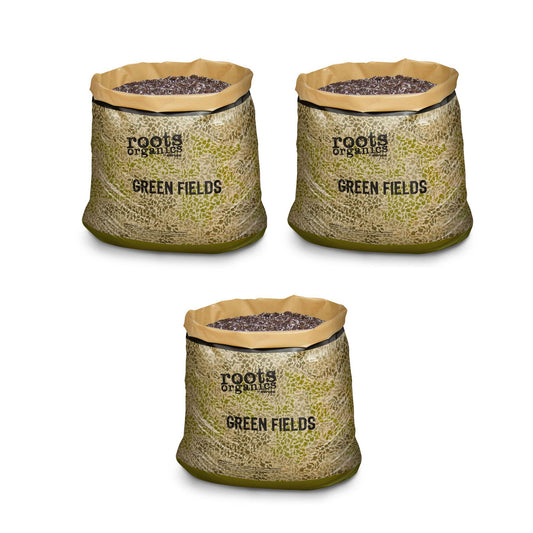 Roots Organics ROGF Green Fields Hydroponic Garden Potting Soil, 10 Gal, 3 Pack