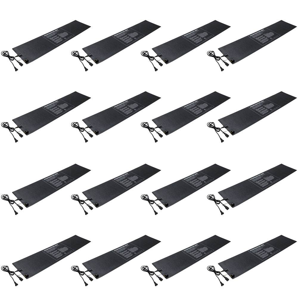 Hydrofarm 19007 Hydroponic 12 x 48-Inch 60W Seed Start Propagation Heat Mat (16)