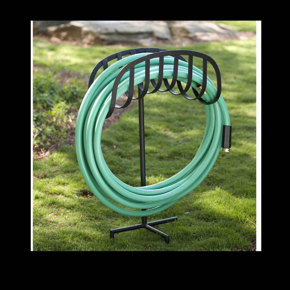 Liberty Garden Decorative Steel Metal Manager Garden Hose Storage Stand (2 Pack)