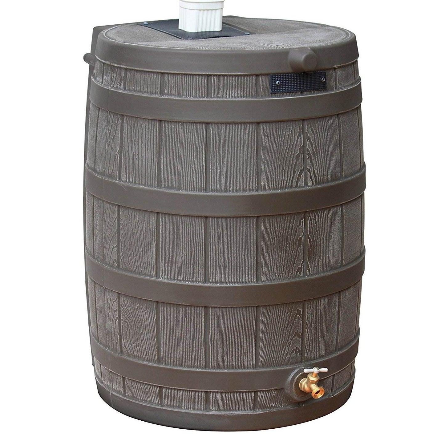 Good Ideas Rain Wizard 50 Gallon Plastic Rain Barrel with Brass Spigot (3 Pack)