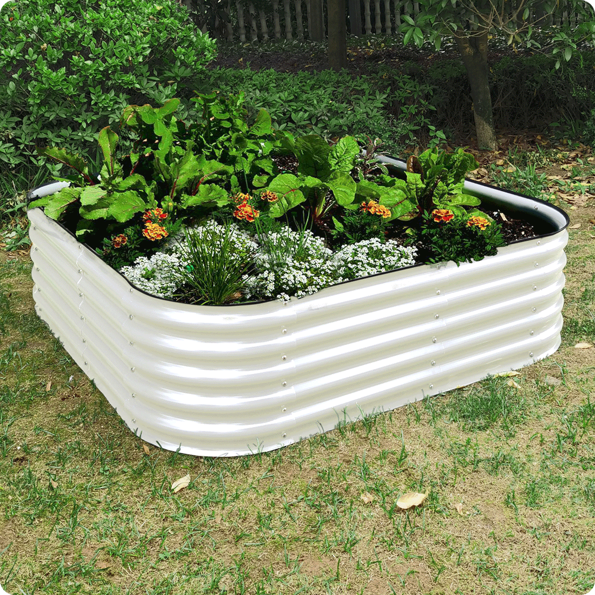 Olle Gardens 17" Tall, 12-in-1 Raised Garden Bed