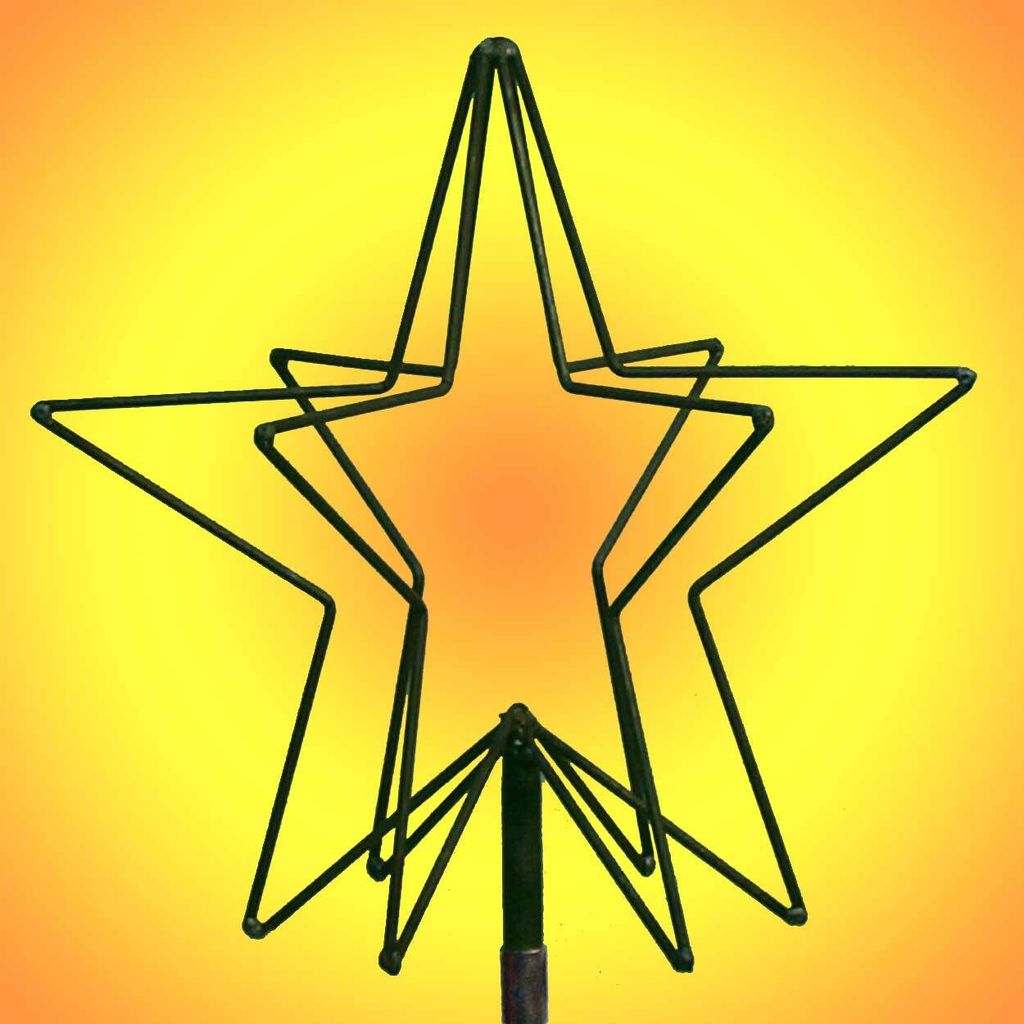 12 Inch 3D Star Tree Topper