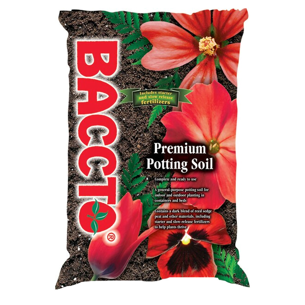 Michigan Peat General All Purpose Premium Potting Soil w/Perlite, 25lbs (4 Pack)