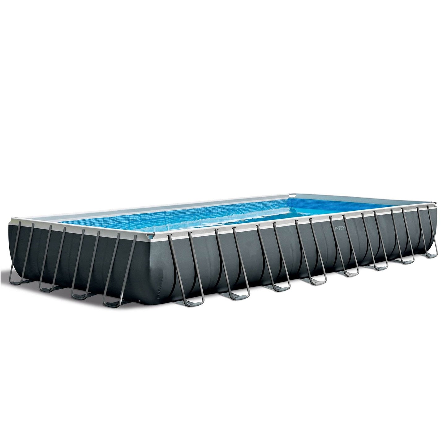 INTEX 32ft x 16ft x 52in Ultra XTR Rectangular Pool , Floats (2 Pack), & Cooler