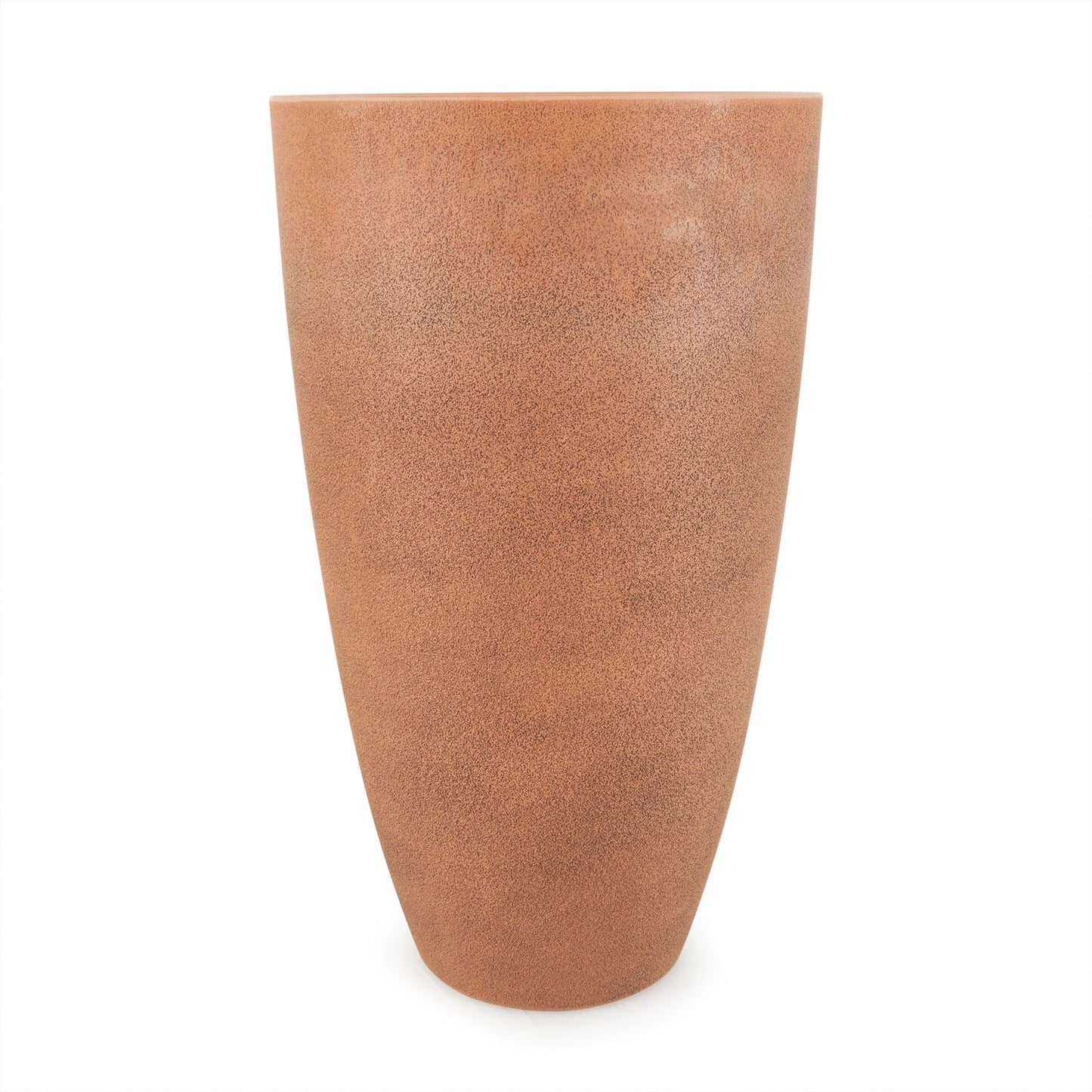 Algreen 43729 Acerra Weather Protected Recycled Composite Vase Planter Pot, Rust