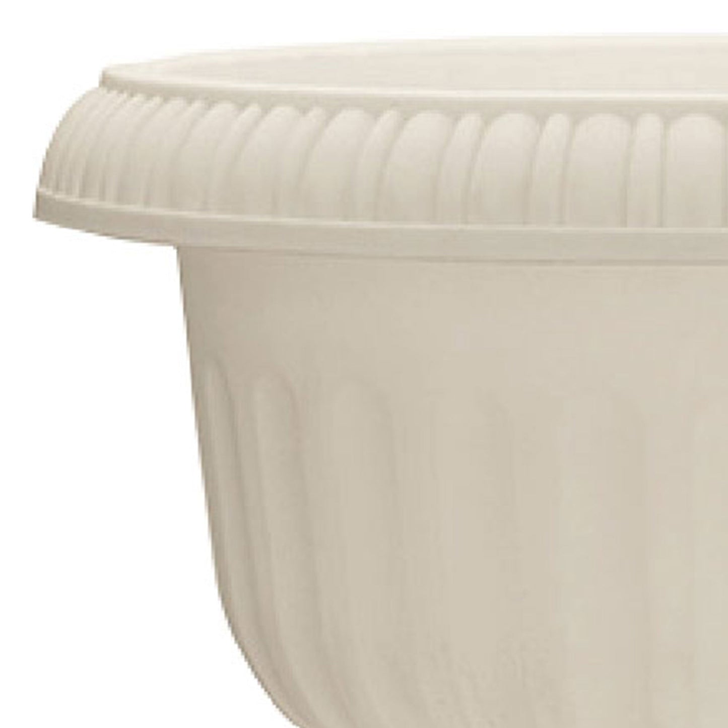 Southern Patio Dynamic Outdoor Resin Grecian Urn Planter Pot, White (4 Pack)