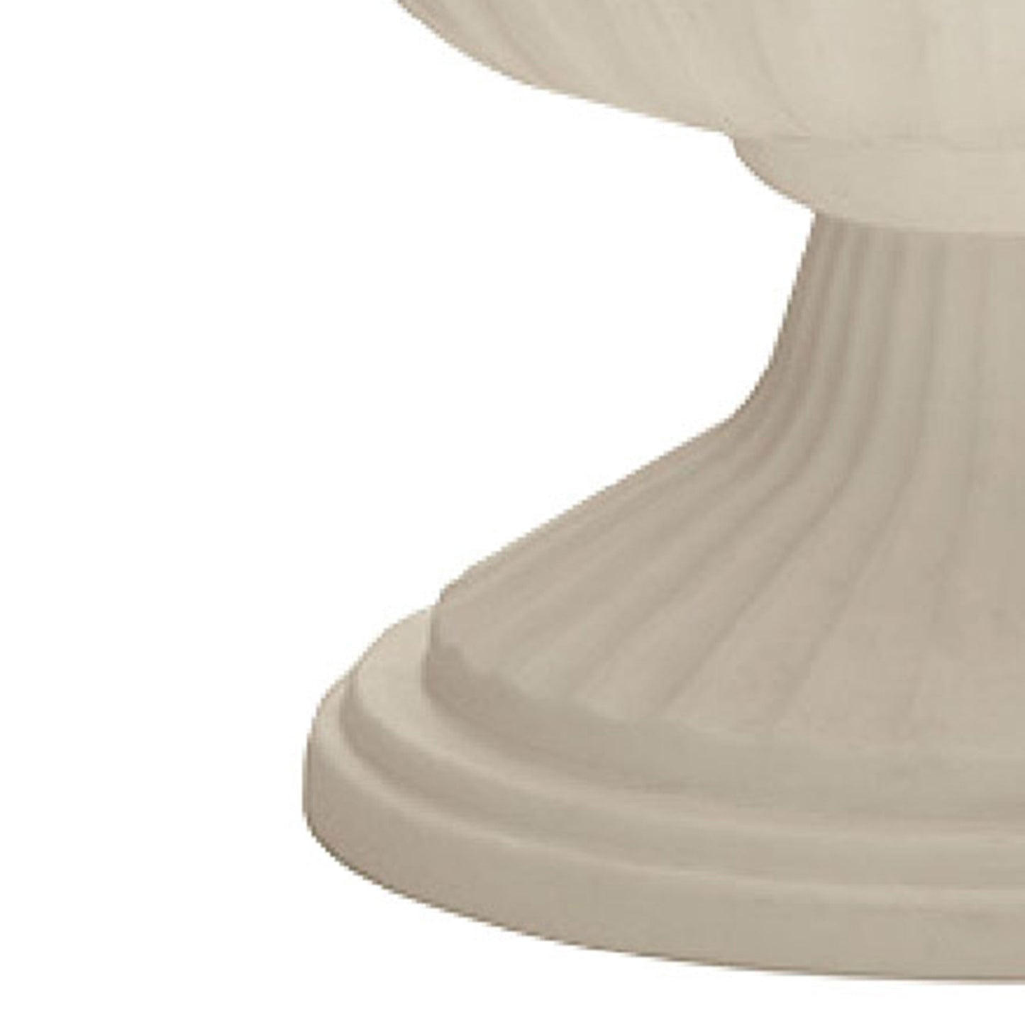 Southern Patio Dynamic Outdoor Resin Grecian Urn Planter Pot, White (4 Pack)