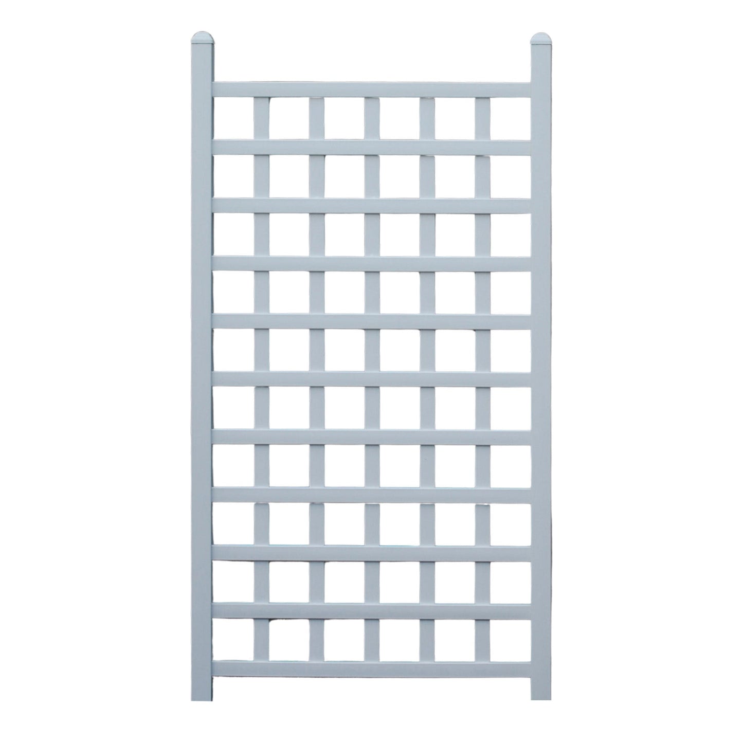 Dura-Trel Country Garden 35 x 66 Inch Vinyl Outdoor Garden Patio Trellis, White