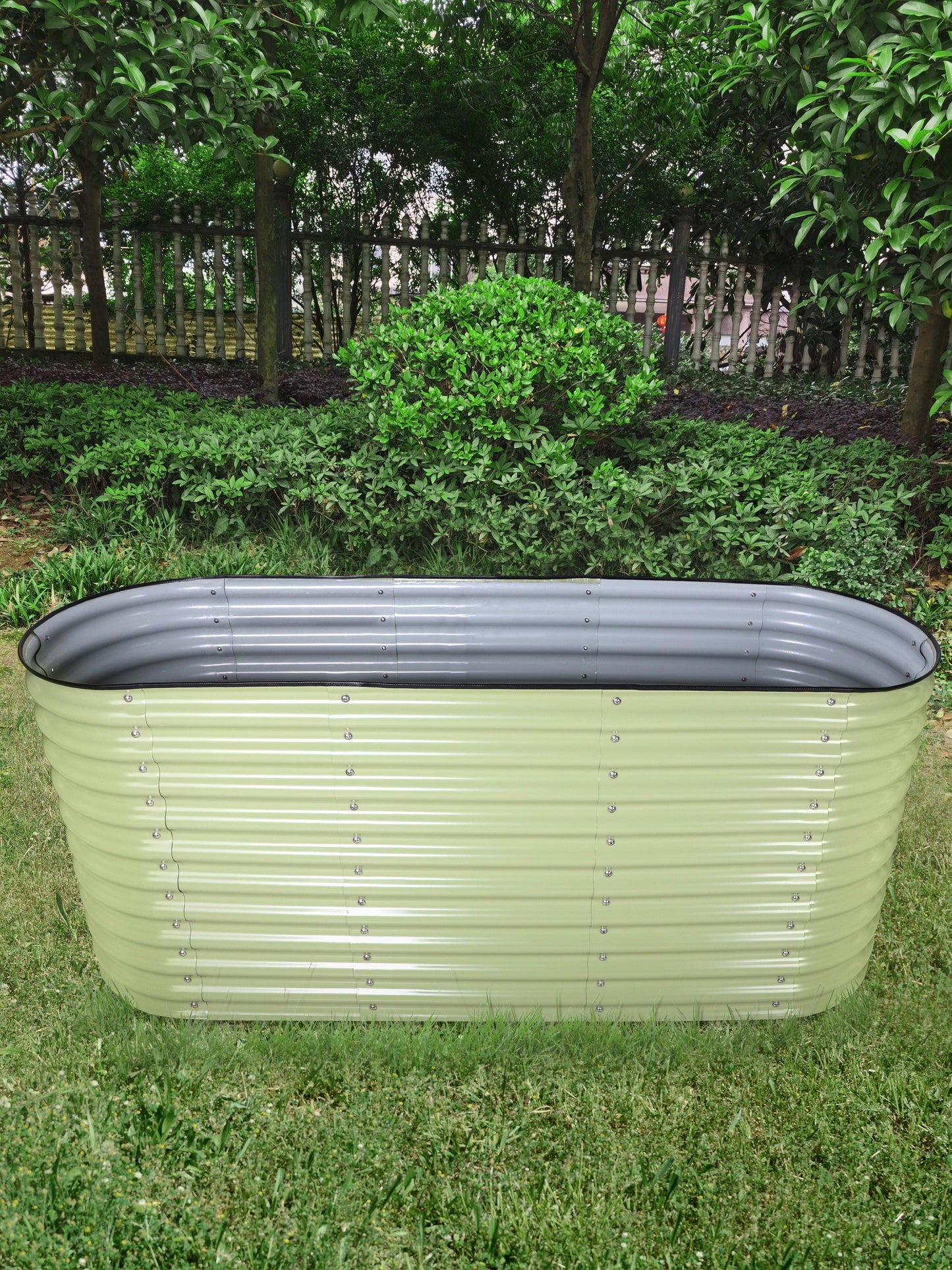 32" Tall, 12-in-1 Raised Garden Bed,  in Sage Green