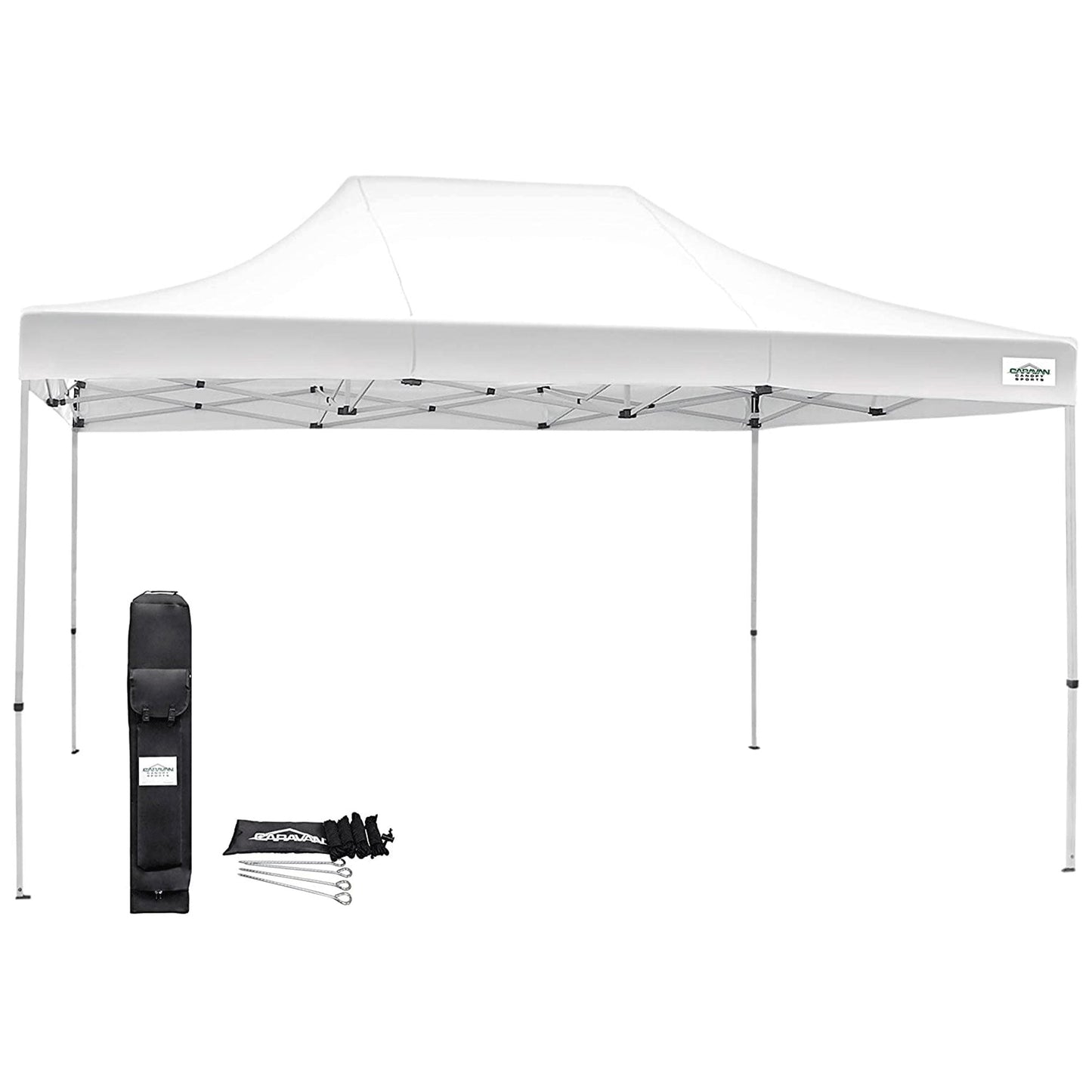 Caravan Canopy TitanShade 10 by 15 Foot Instant Steel Frame Canopy Kit, White