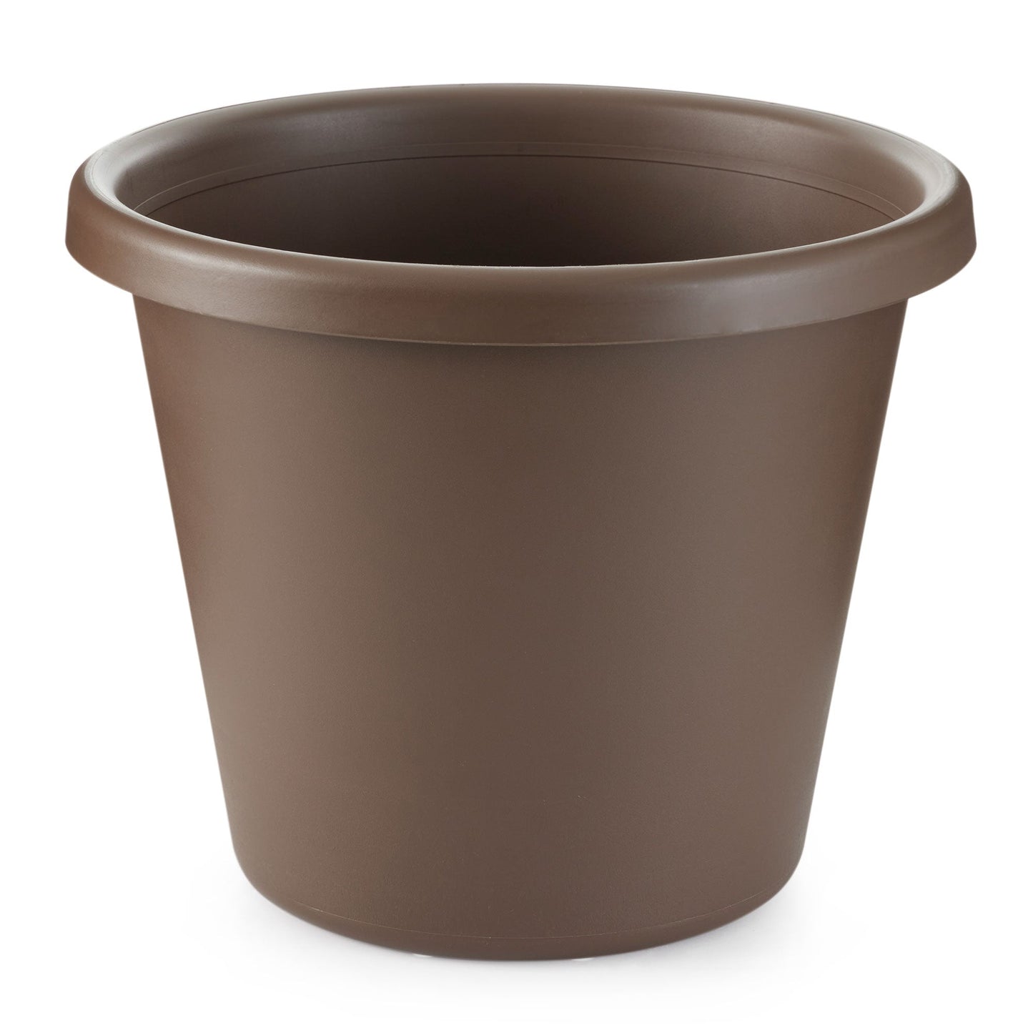 The HC Companies 14 Inch Indoor or Outdoor Classic Flower Pot Planter, Chocolate