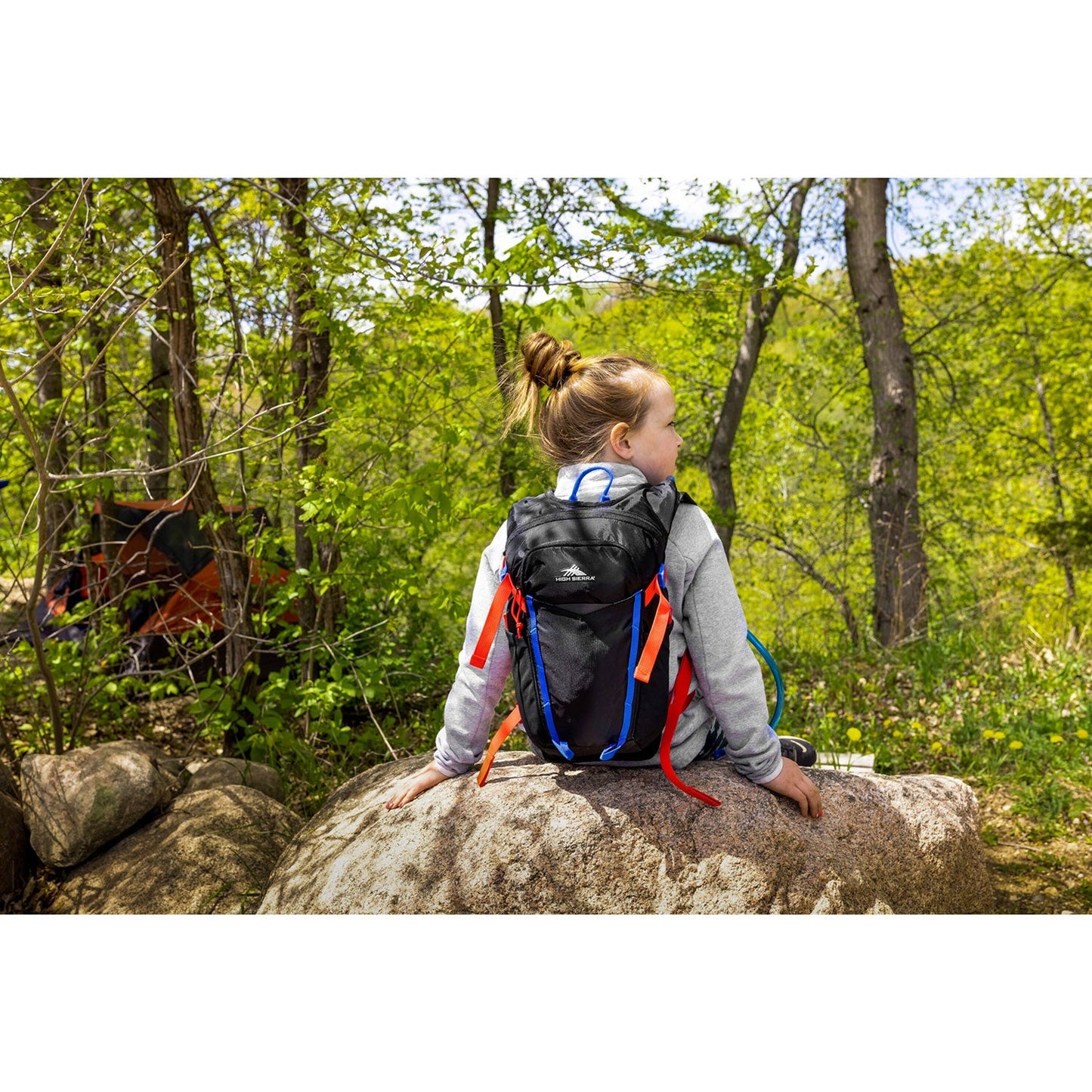 High Sierra Hydrahike 2.0 8L Youth Hydration Backpack for Hiking, Blue/Black