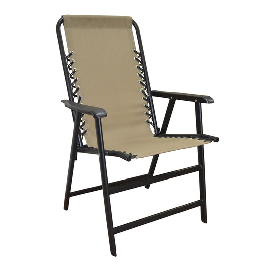 Caravan Canopy Infinity Suspension Portable Folding Sports Chair, Regular, Beige