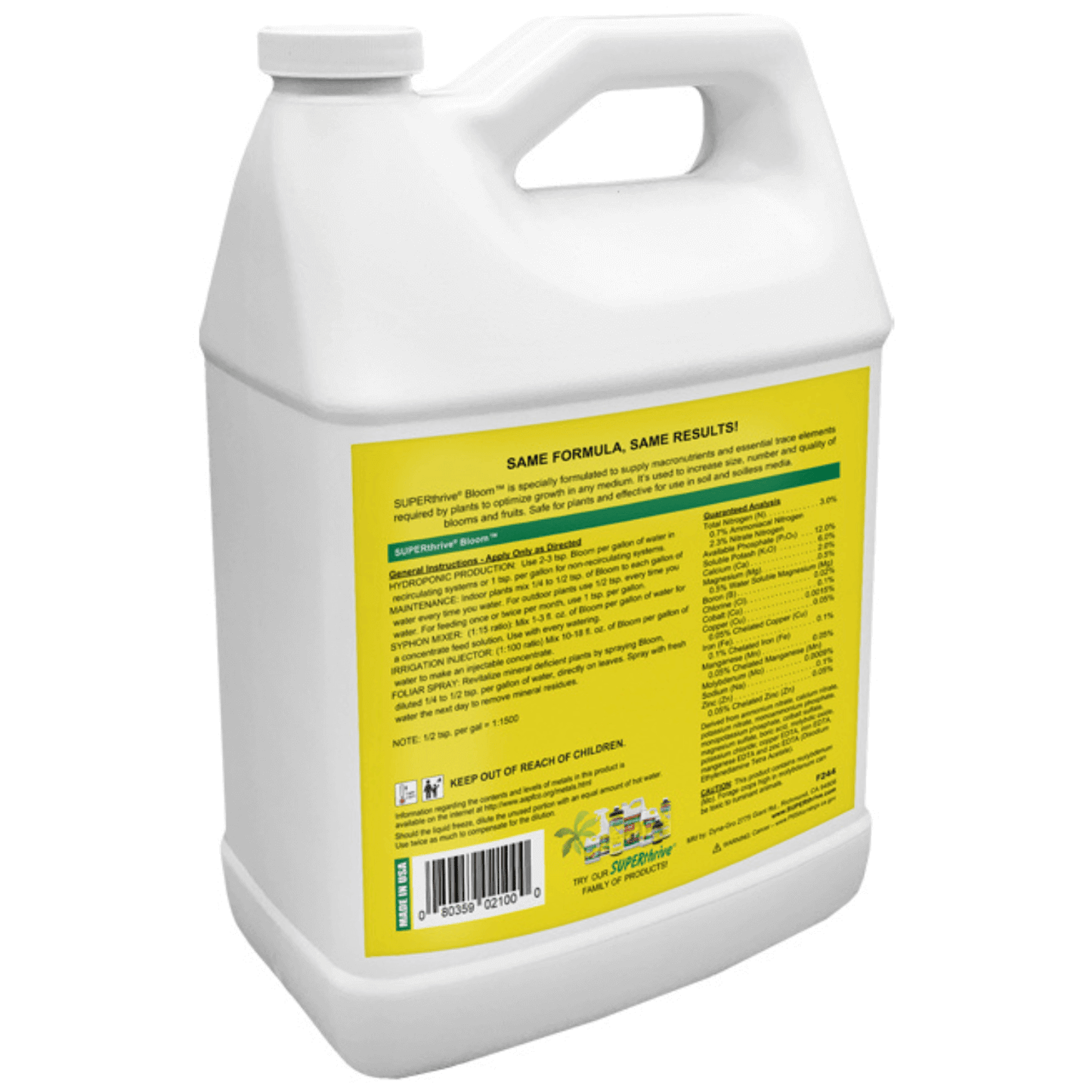 Dyna-Gro SUPERthrive Bloom - 1 Gallon