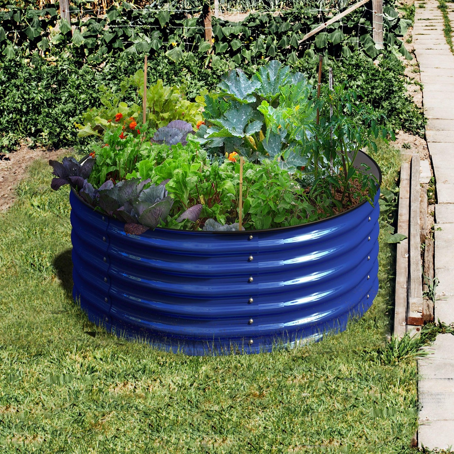 Olle Galvanized Raised Garden Bed