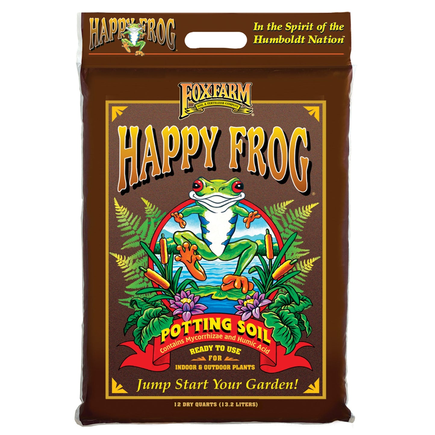 FoxFarm Happy Frog Rapid Growth Soil, 12 Qt & Ocean Forest Potting Soil, 38.6 Qt