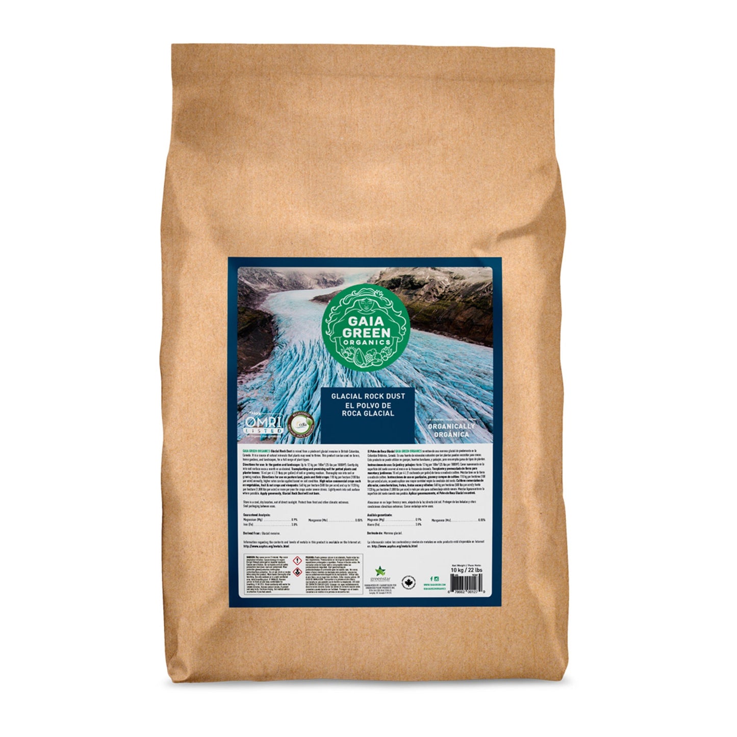 GAIA GREEN 10 KG Natural Rock Dust from Glacial Moraine for Improved Crop Yield