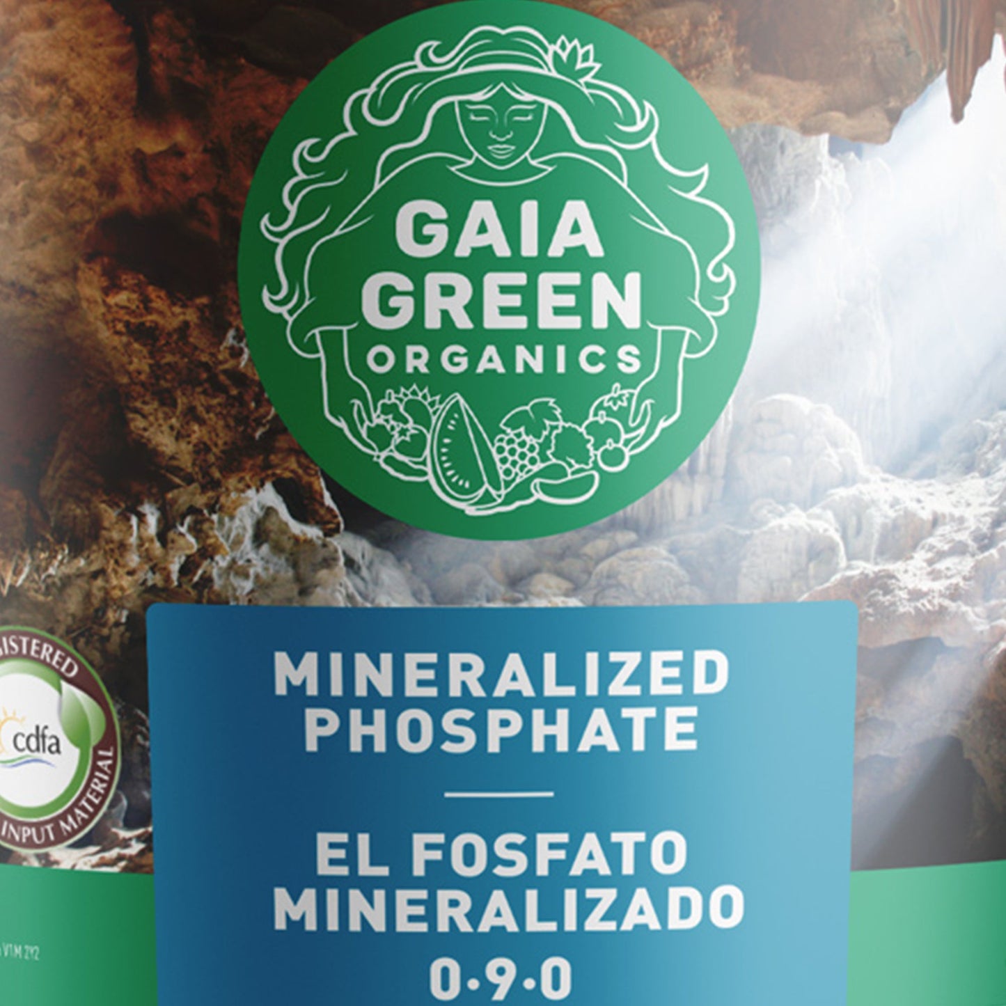 GAIA GREEN Organics Mineralized Phosphate Natural Mineral Soil Supplement, 2 kg