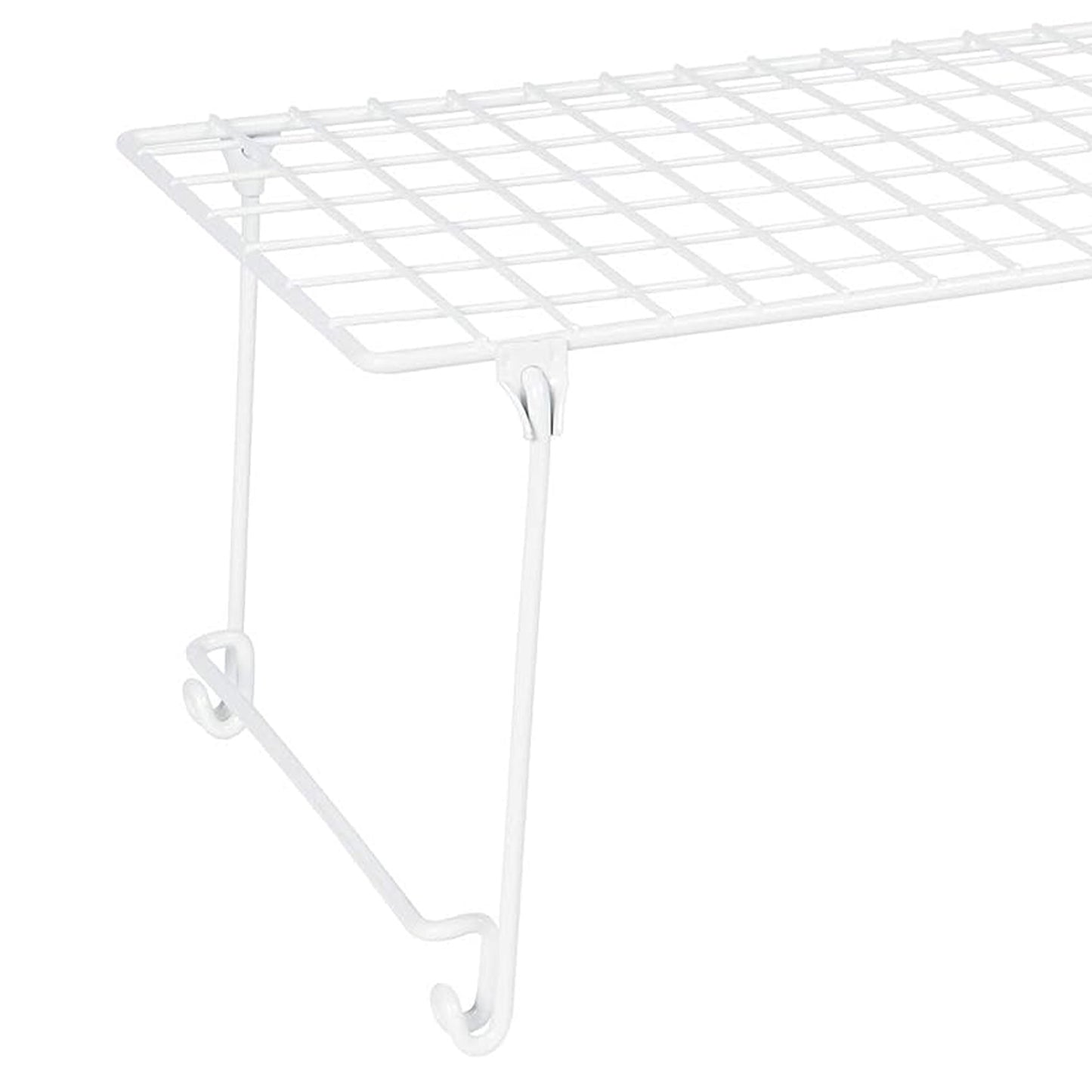 ClosetMaid Stack & Hang 21.5x10.75x7.87'' Stainless Steel Wire Shelf Unit, White