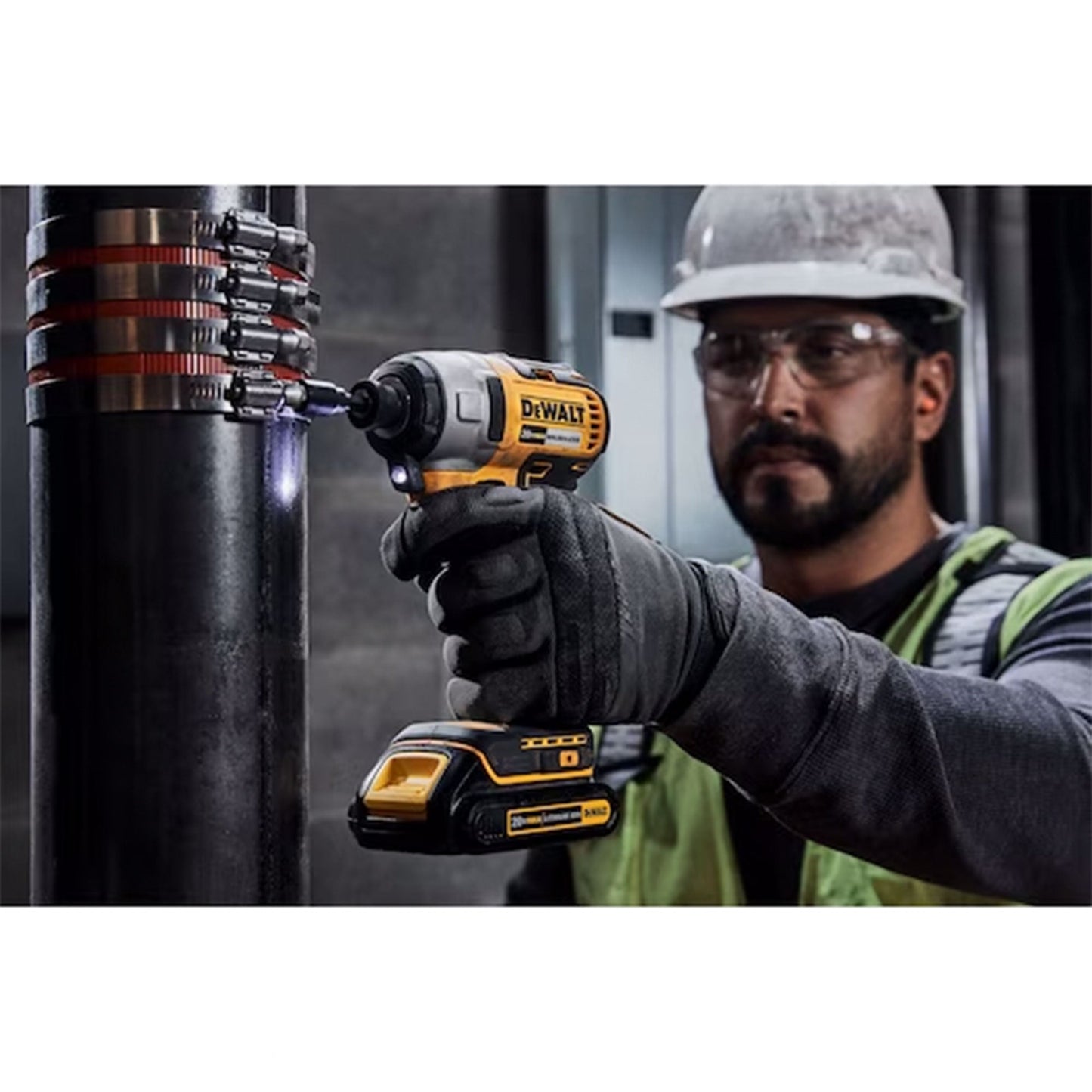 DeWalt 20V MAX Brushless Cordless Impact Driver Kit with Charger and Kit Bag