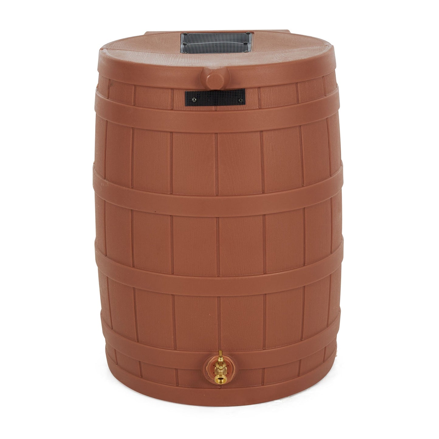 Good Ideas Rain Wizard Storage 50 Gallon Rain Barrel, Terra Cotta, (4 Pack)