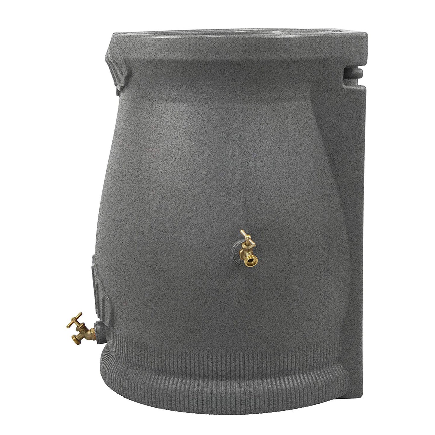 Good Ideas Rain Wizard 50 Gallon Plastic Rain Barrel Urn, Light Granite (4 Pack)