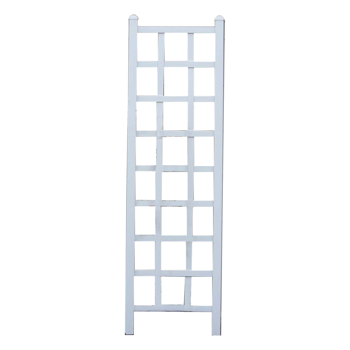 Dura-Trel Elmwood 22 x 75 Inch PVC Vinyl Outdoor Garden Patio Trellis, White