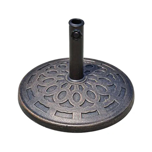 Four Seasons Courtyard 18 Inch Umbrella Base Fits Up To 2" Umbrella Pole, Bronze