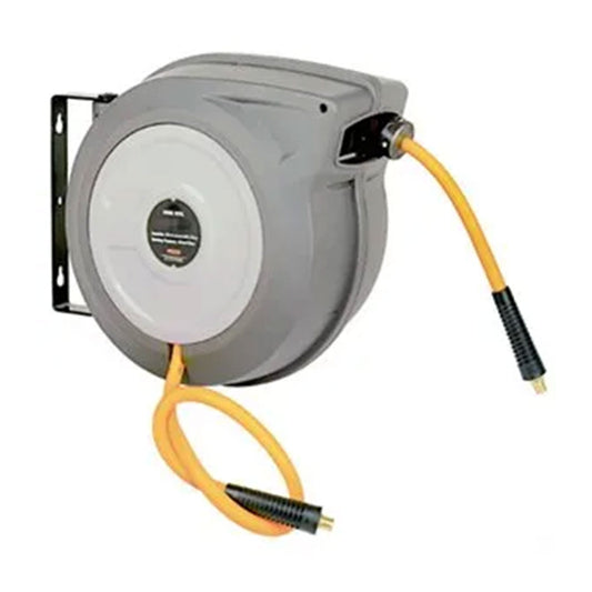 Master Mechanic 3/8" x 50' Hybrid Polymer Air Hose Reel with Plastic Housing