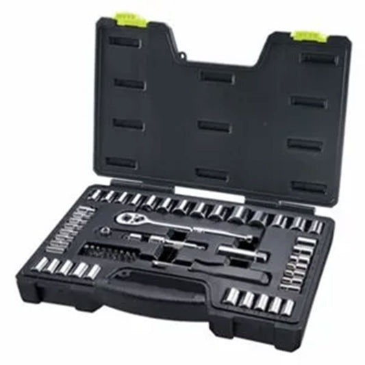 Master Mechanic 1/4 x 3/8" Drive 54 Piece Mechanic's Tool Accessory Socket Set