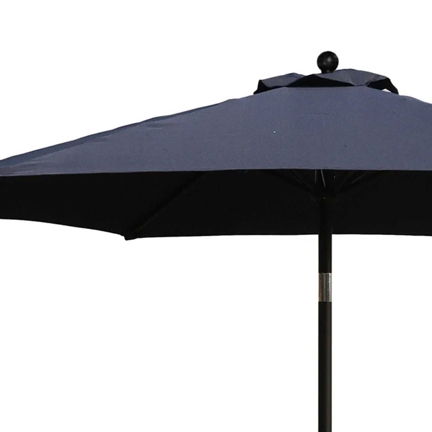 Four Seasons Courtyard Canmore 9 Foot Outdoor Patio Market Umbrella, Gray