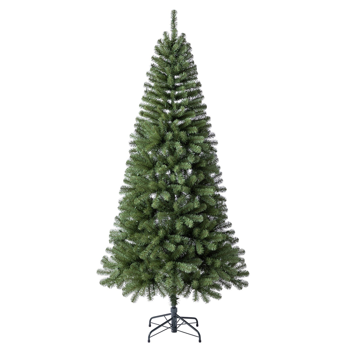 Home Heritage 7 Foot Brighampton Spruce Artificial Christmas Tree with LED Light