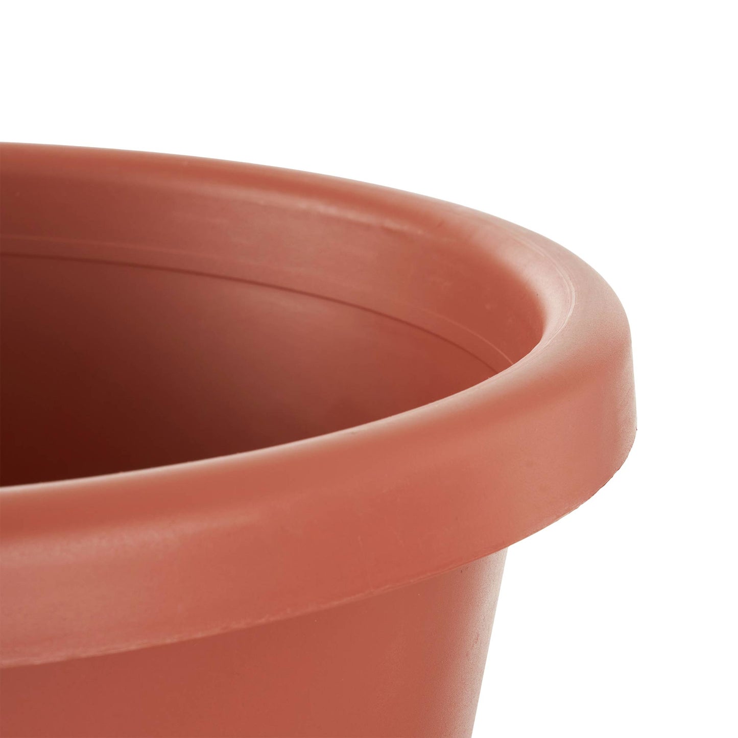 The HC Companies 20 In Plastic Classic Flower Pot Planter, Terra Cotta (12 Pack)