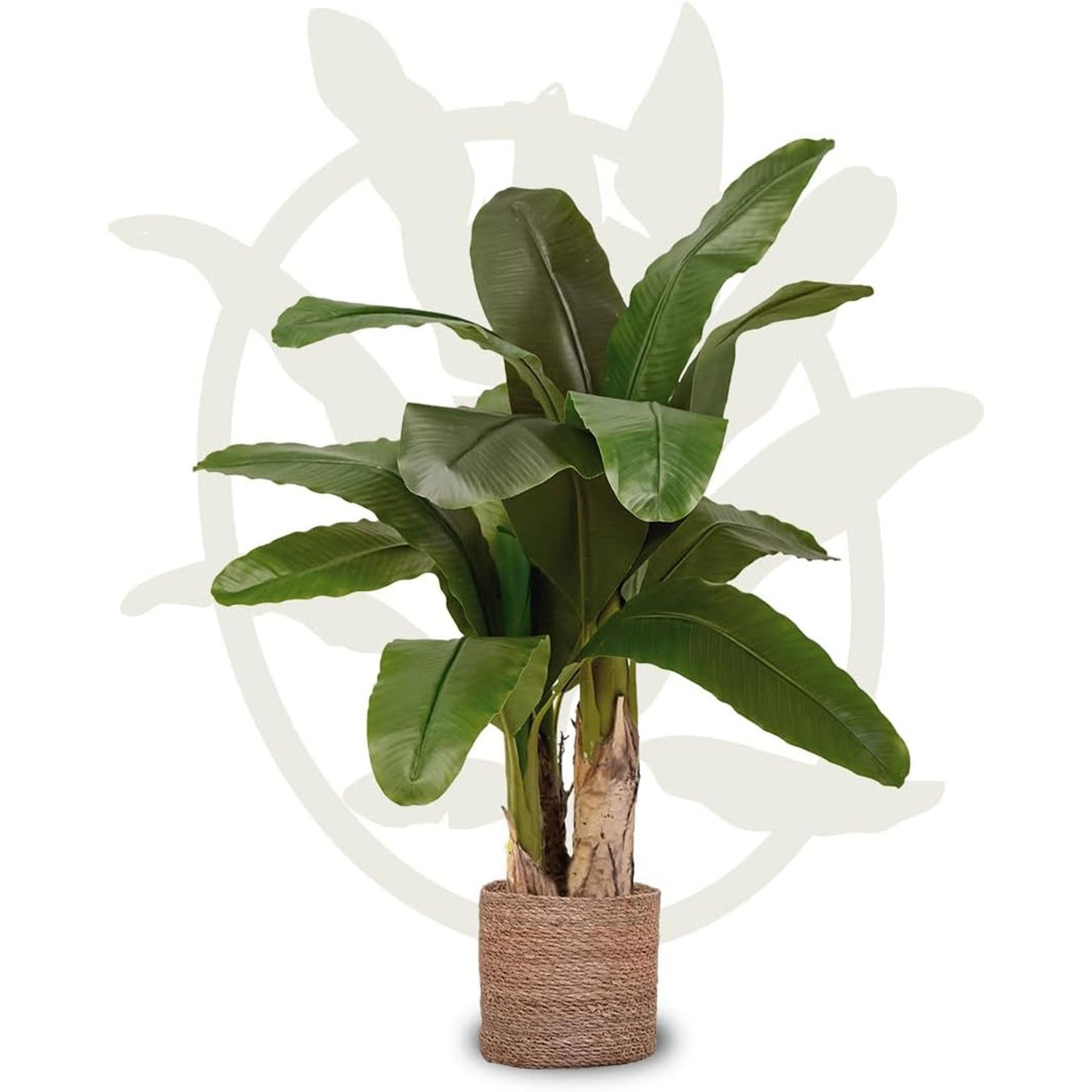 Maia Shop Artificial Banana Tree 4 Feet Tall Tropical Home Decoration, 47 Inches