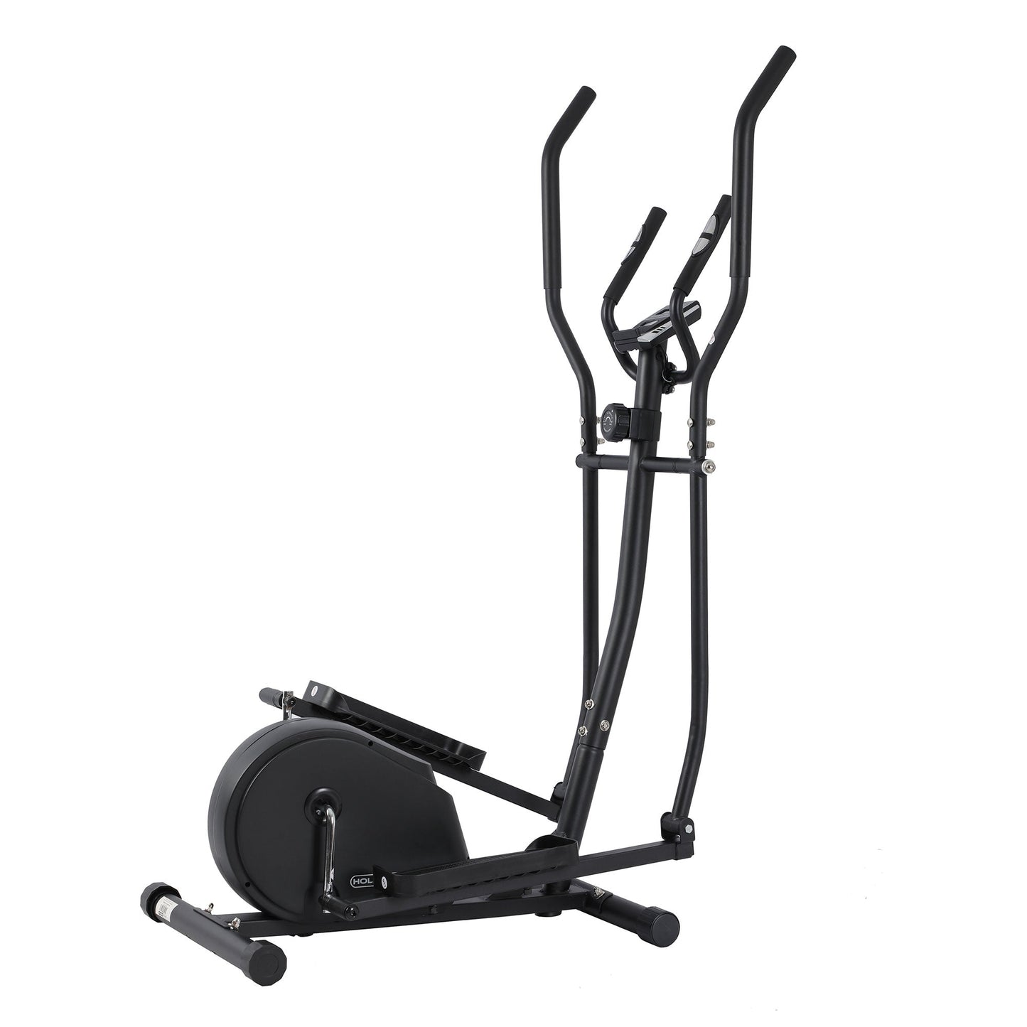 HolaHatha Magnetic Elliptical Machine for Home, Full Body Cardio Trainer, Black