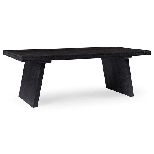 MARCELLA CONTEMPORARY WOODEN COFFEE TABLE IN AGED BLACK