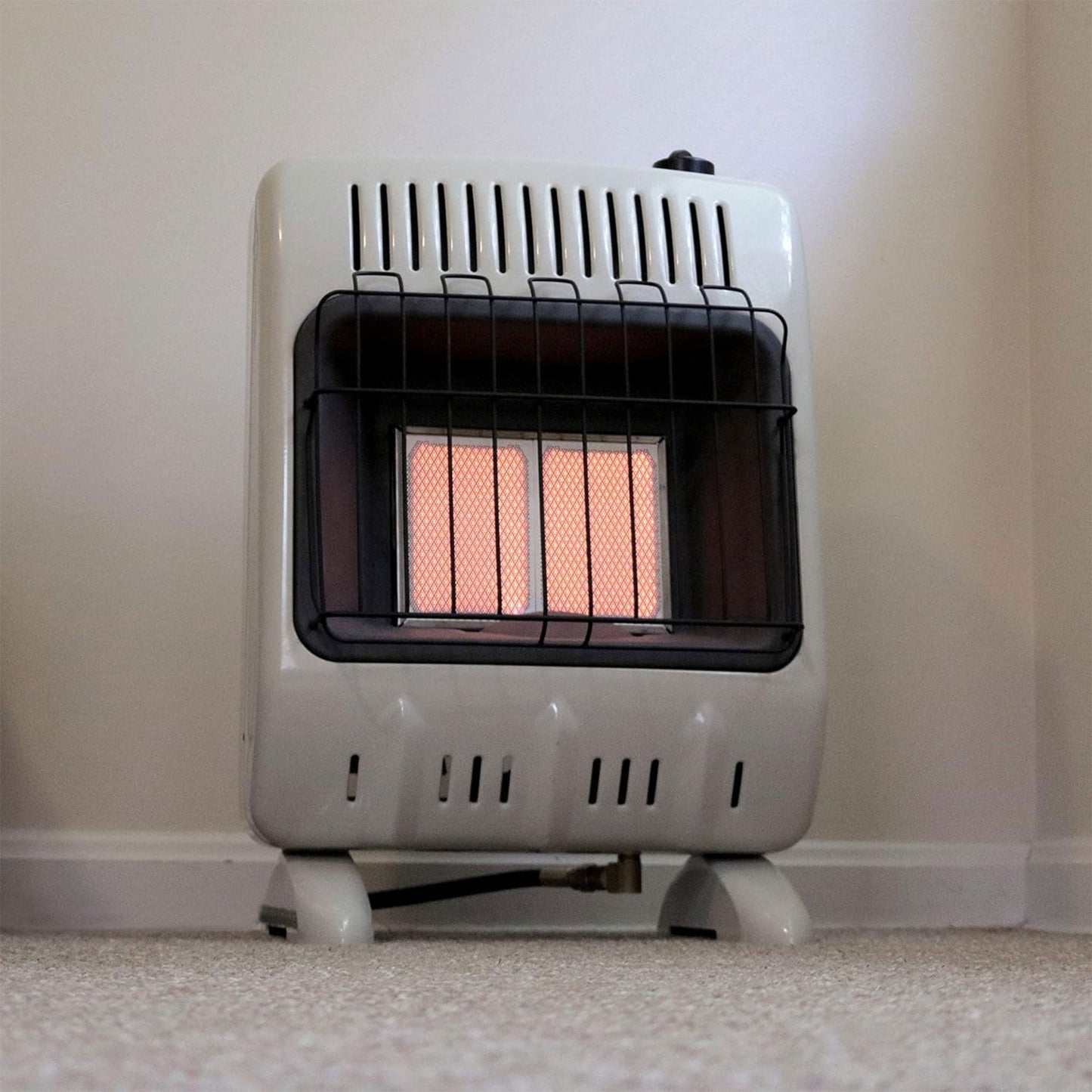 Mr. Heater 10,000 BTU Propane Vent Free Radiant Heat Indoor Wall Heater, White