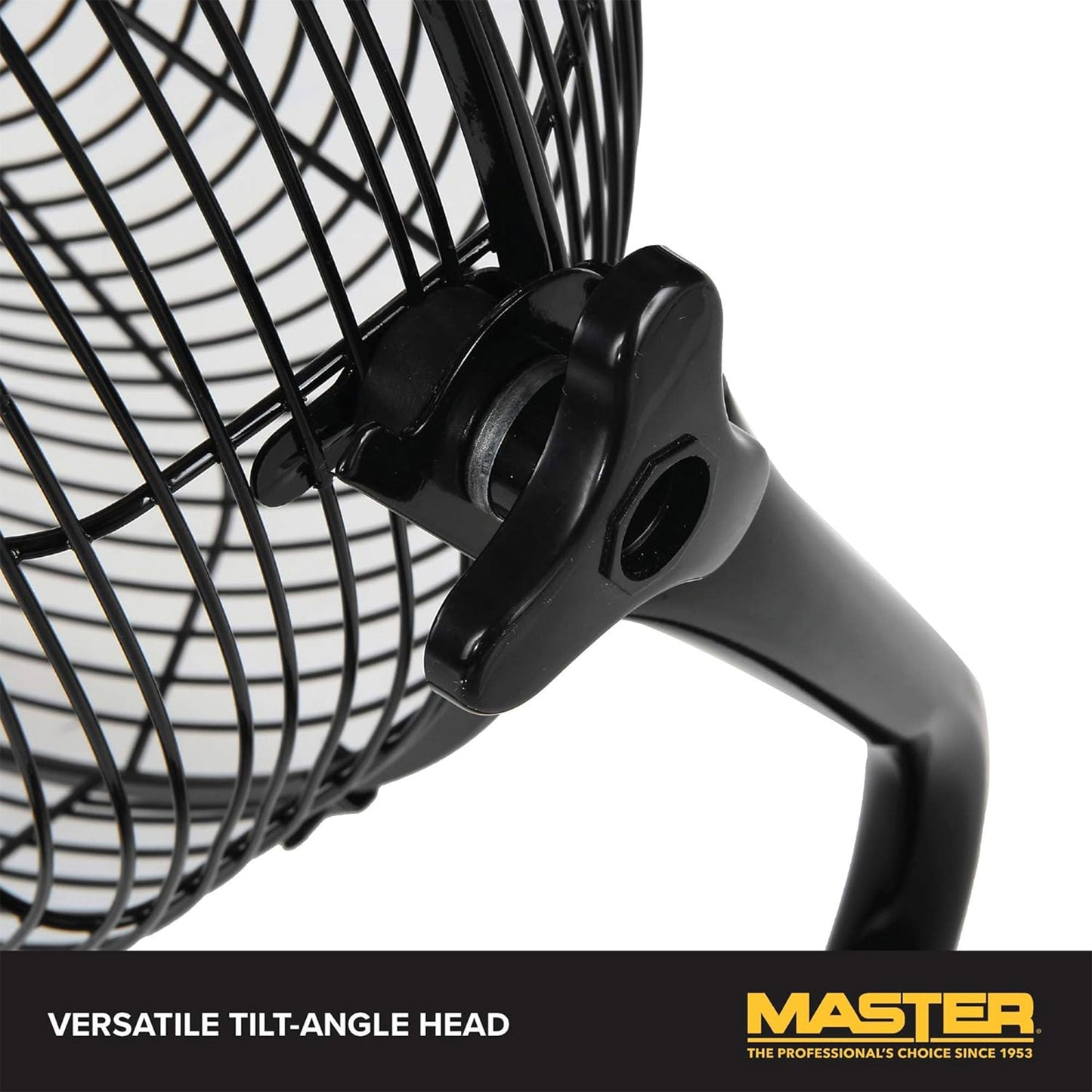 Master High Velocity Portable Industrial Metal Floor Fan, 20 Inch, Black/Yellow