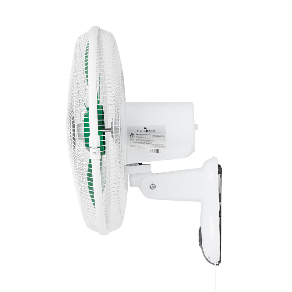 Hydrofarm Active Air 16 Inch 3-Speed Mountable Oscillating Hydroponic Grow Fan