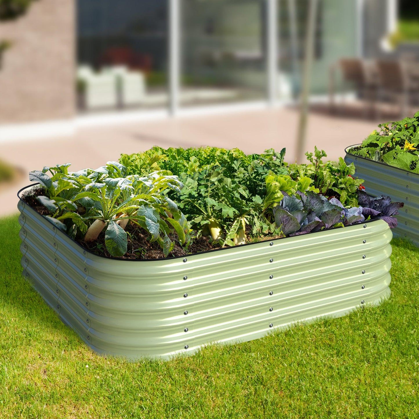 Olle Galvanized Raised Garden Bed