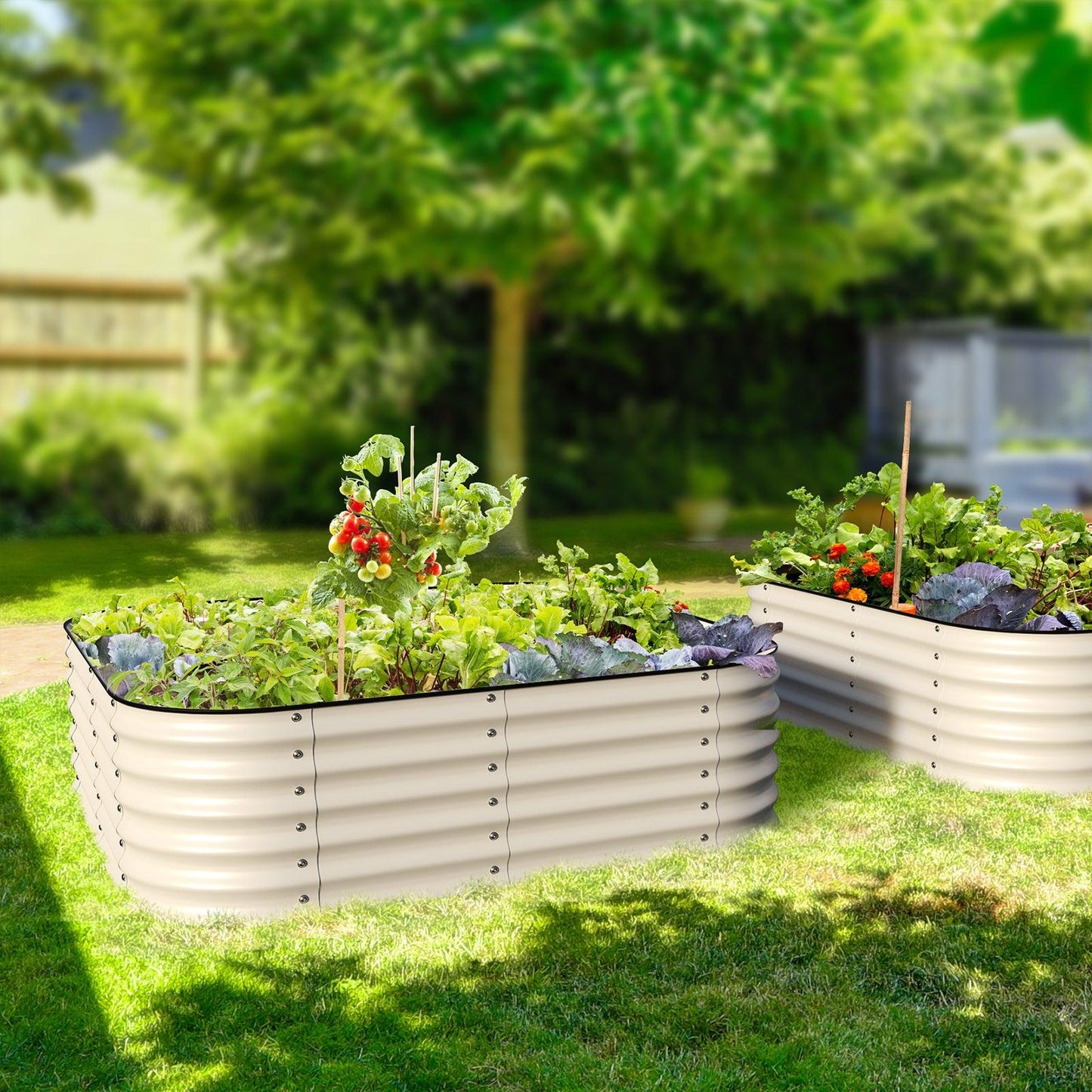 Olle Galvanized Raised Garden Bed